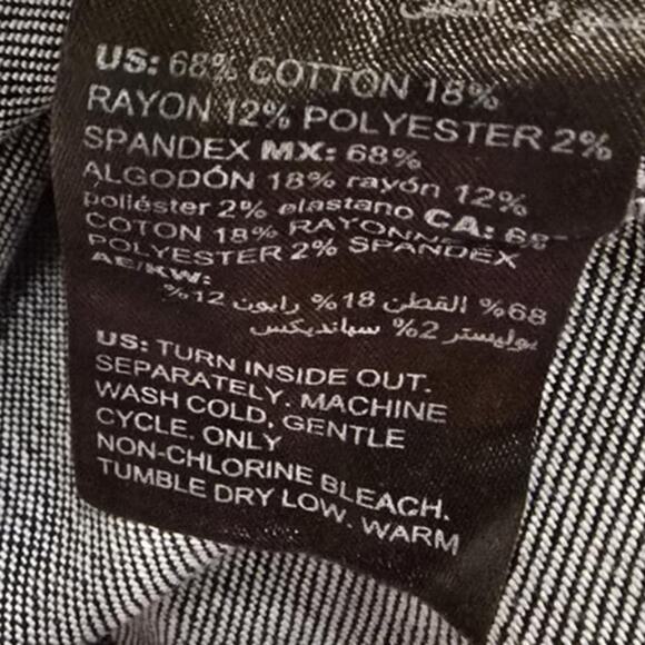 WHBM The Mid-Rise Skinny Ankle Embellished Leg Dark Denim NWT Size 6 - Picture 5 of 6